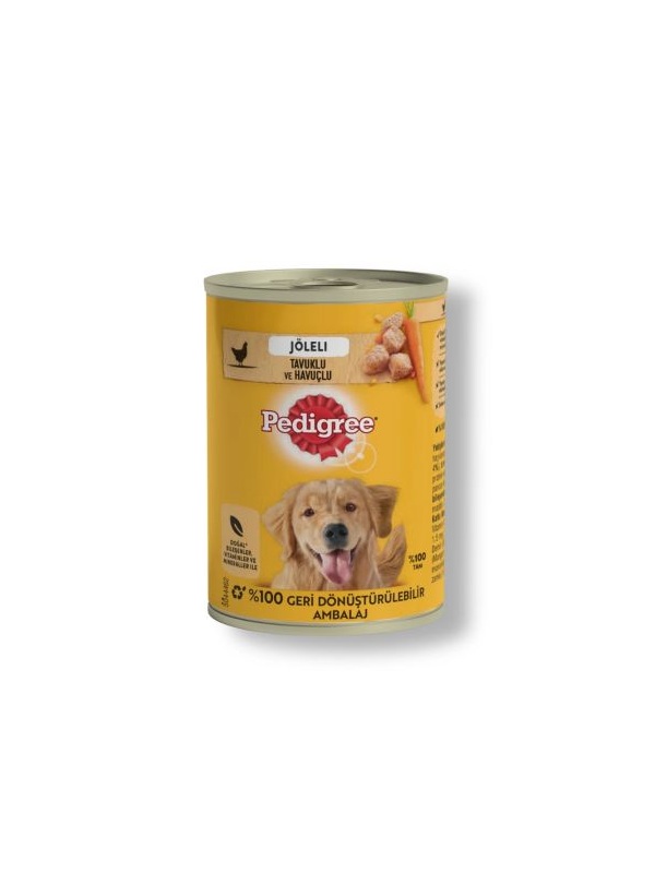 Pedigree Tavuklu ve Havuçlu Yetişkin Köpek Konservesi 400 gr