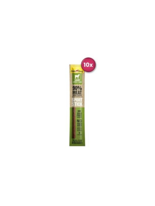 Gimdog Sport Sticks Kuzu Etli Tahılsız Köpek Ödül Çubuğu 10 Adet 12 Gr