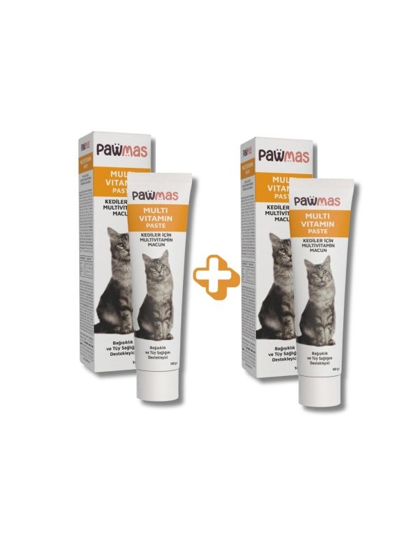 Pawmas Multivitamin Kedi macunu 100gr X 2 Adet