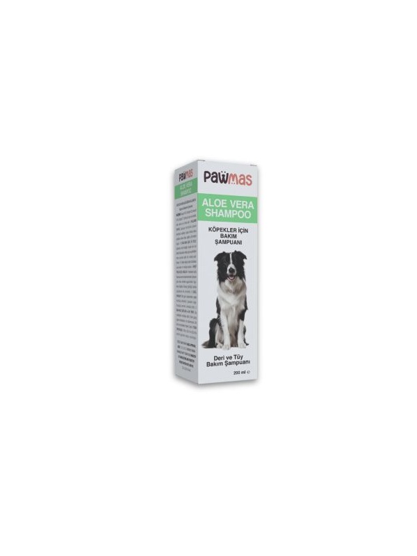 Pawmas Hassas Ciltler ve Tüy Bakımı için Aloe Vera Şampuan 200 ml