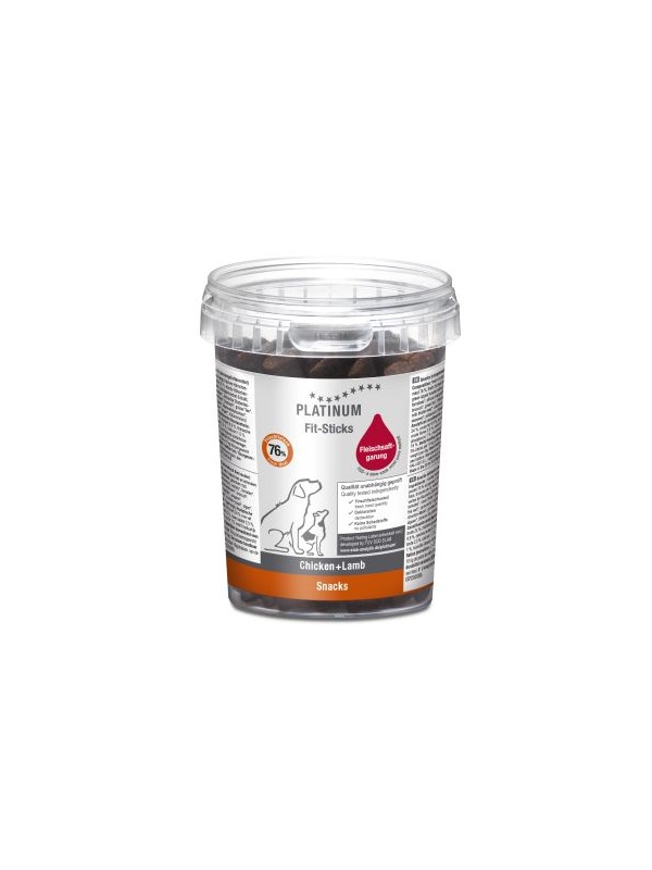Platinum Fit-Sticks Tavuklu ve Kuzulu Köpek Ödülü 300gr