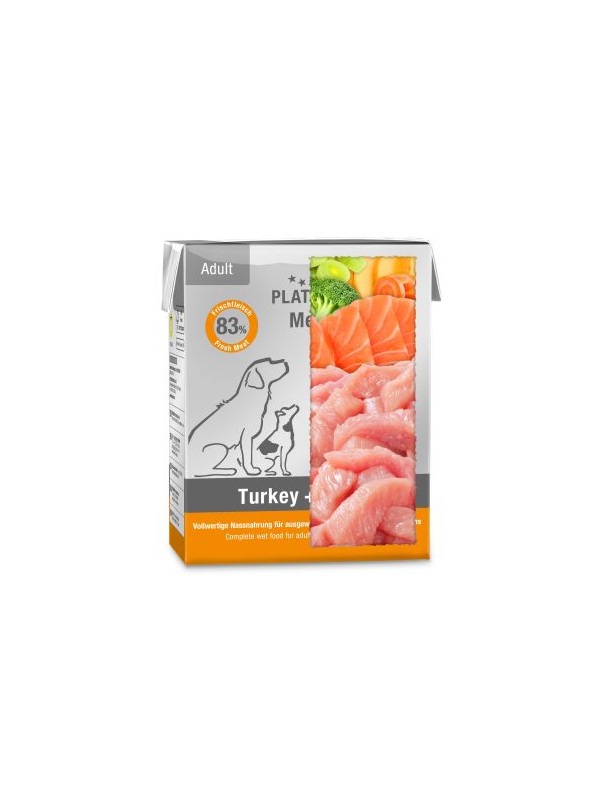 Platinum Hindili ve Somonlu Yaş Köpek Maması 185gr