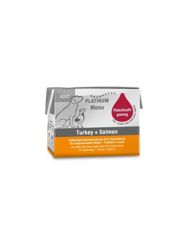 Platinum Hindili ve Somonlu Yaş Köpek Maması 90gr