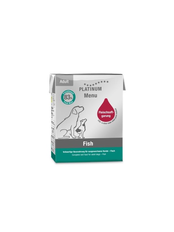 Platinum Balıklı Yaş Köpek Maması 375gr