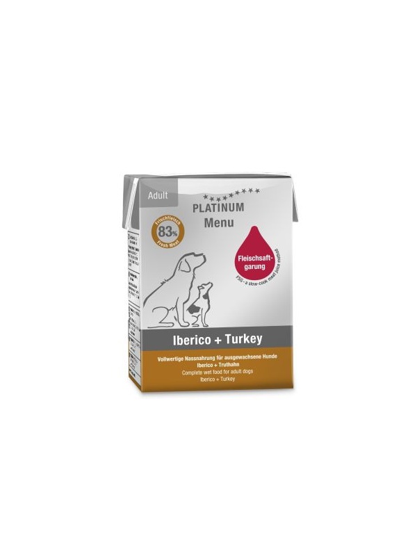 Platinum Iberico ve Hindili Yaş Köpek Maması 185gr