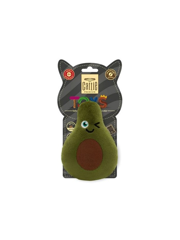 Cattie Matatabili Avokado Peluş Kedi Oyuncağı 11 cm
