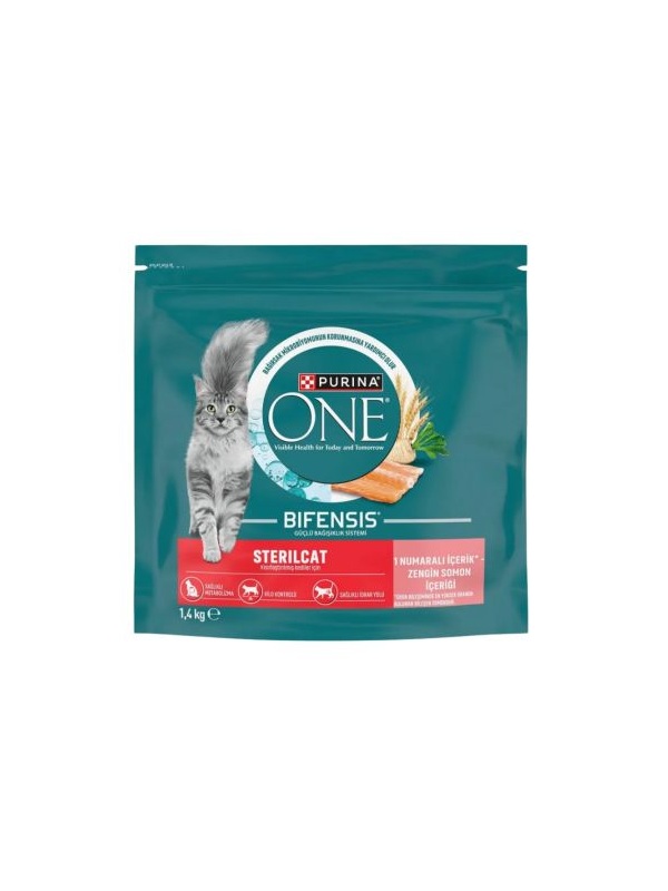 Purina One Somonlu Kısırlaştırılmış Kedi Maması 1,4 kg