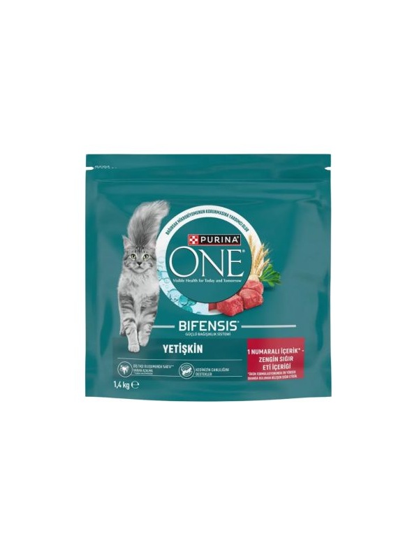 Purina One Sığır Etli Kısırlaştırılmış Kedi Maması 1,4 kg