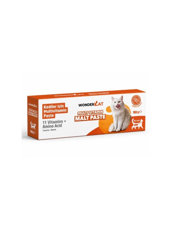 WonderCat Multivitamin Malt Kedi Macunu 100 gr