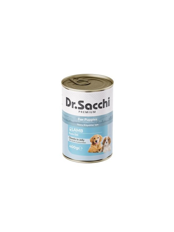 Dr.Sacchi Konserve Yavru Köpek Kuzu Etli 400gr