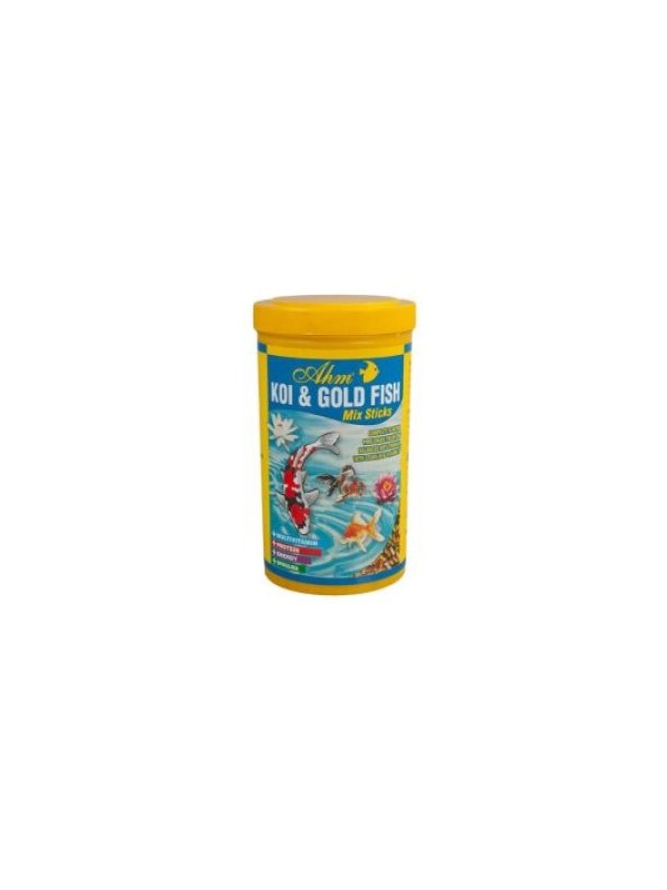 Ahm Koi Gold Fish Mix Sticks Japon Balığı Yemi 1000 Ml