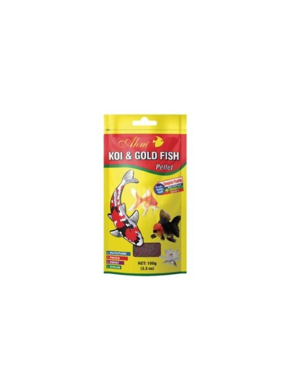 Ahm Koi Gold Fish Pellet Koi Balığı Yemi 100 Gr