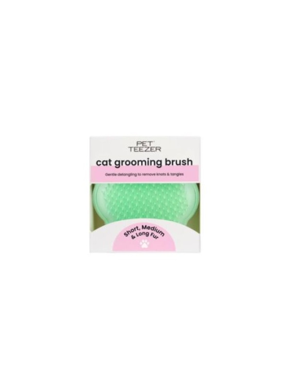 Pet Teezer Yeşil Kedi Masaj ve Tarama Fırçası