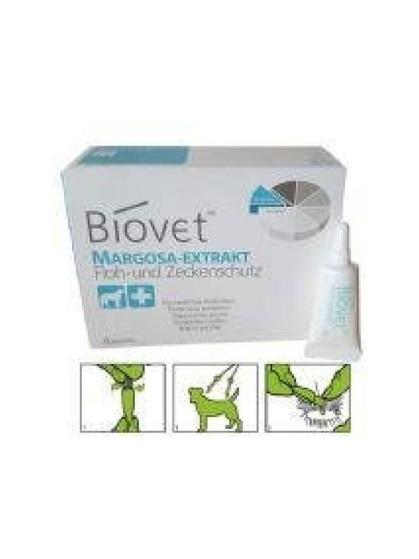 Bioline Biovet Bitkisel Orta Irk Köpek Deri Damlası 4'lü