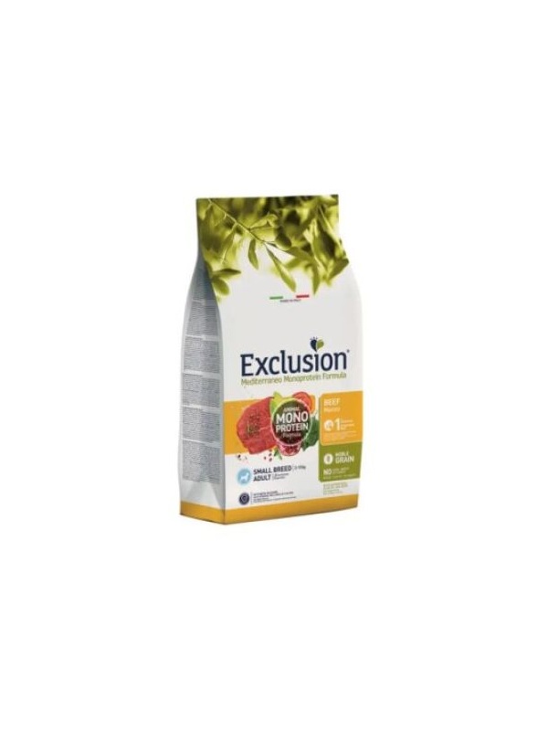 Exclusion Monoprotein Düşük Tahıllı Sığır Etli Ve Narlı Küçük Irk Yetişkin Köpek Maması 7 Kg