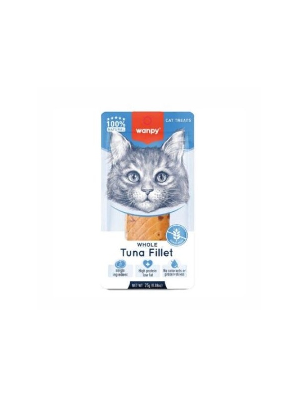 Wanpy Ton Balığı Fileto Kedi Ödül Maması 25 gr