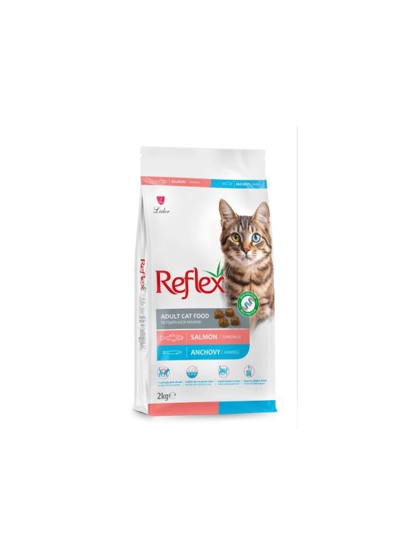 Reflex Duo Protein Somonlu ve Hamsili Yetişkin Kedi Maması 2 kg