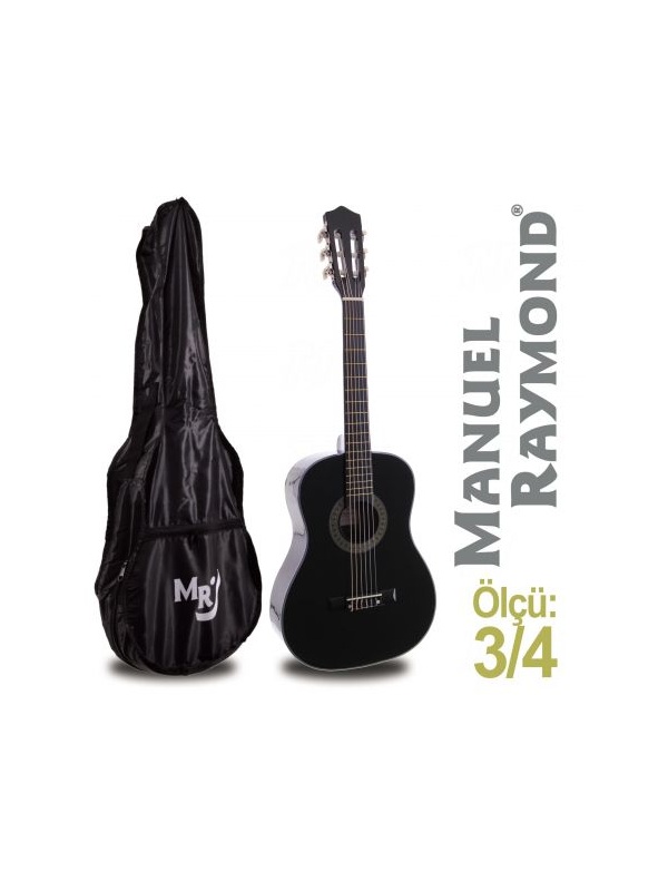 Klasik Gitar Junior Manuel Raymond MRC87BK (KILIF HEDİYE)