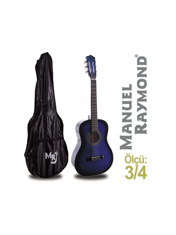 Klasik Gitar Junior Manuel Raymond MRC87BLS (KILIF HEDİYE)