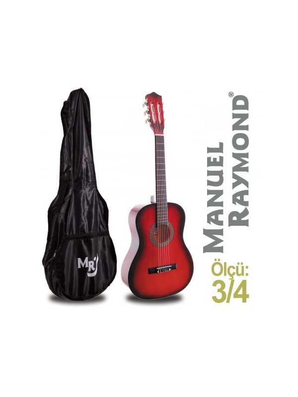 Klasik Gitar Junior Manuel Raymond MRC87RB (KILIF HEDİYE)