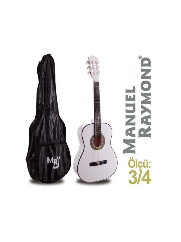 Klasik Gitar Junior Raymond MRC87WH (KILIF HEDİYE)