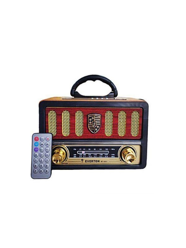 Everton RT-861 Bt Usb Sd Fm Bluetooth Şarjlı Nostaljik Radyo