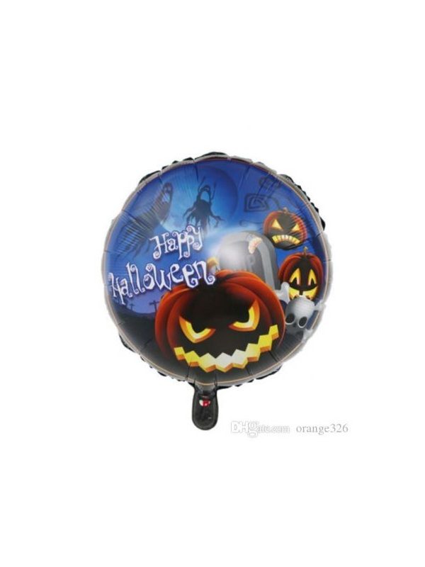 Happy Halloween Balkabağı Folyo Balon 18 inç