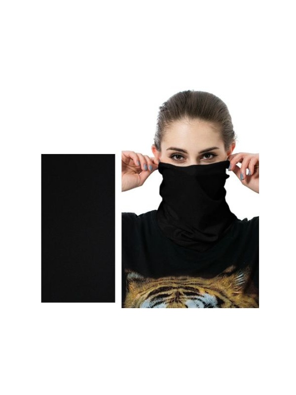 Siyah Renk Baf Bandana Maske