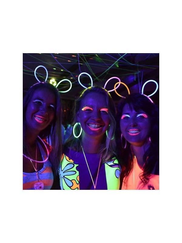 Glow Stick Taç Fosforlu Taç Karışık Renk 12 Adet