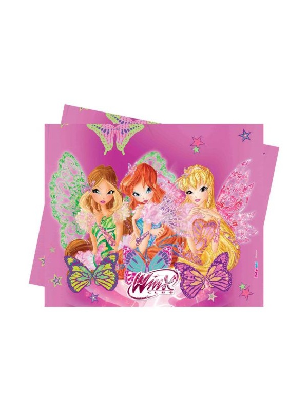 Winx Butterflix Temalı Plastik Masa Örtüsü 120x180 cm