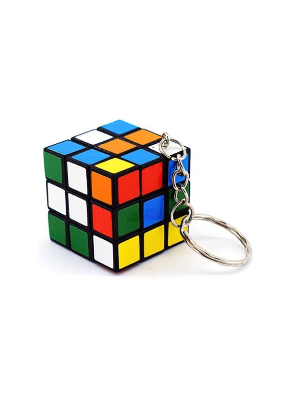 Nostaljik Mini Rubik Küp Anahtarlık