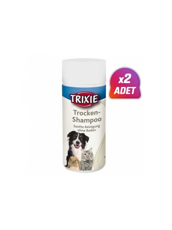 2 Adet - Trixie Kuru Köpek Şampuanı 100 Gr