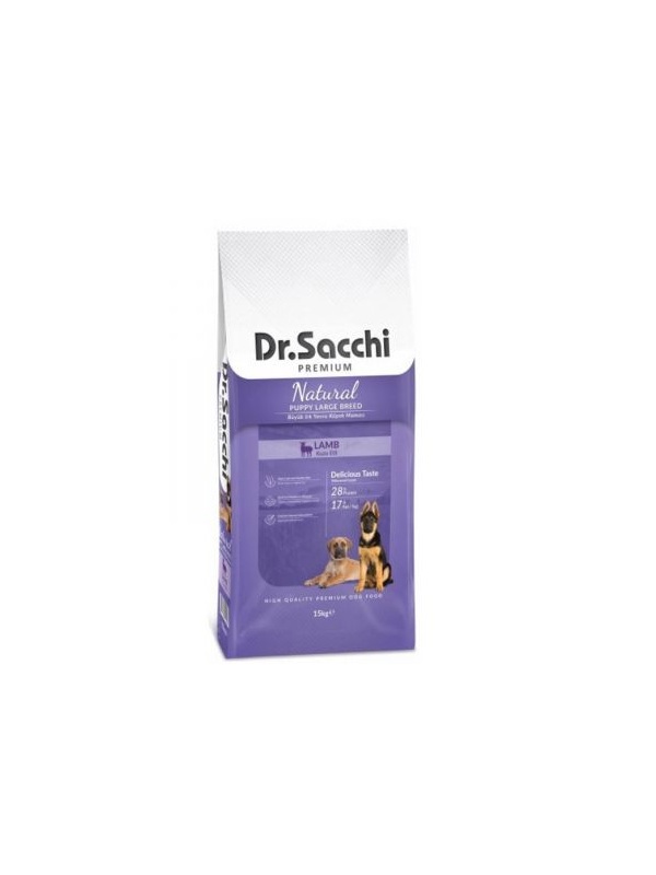 Dr.Sacchi Puppy Large Lamb Büyük Irk Yavru Köpek Maması 15 Kg