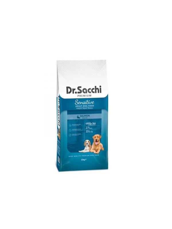 Dr.Sacchi Premium Sensitive Salmon Yetişkin Köpek Maması 15 Kg