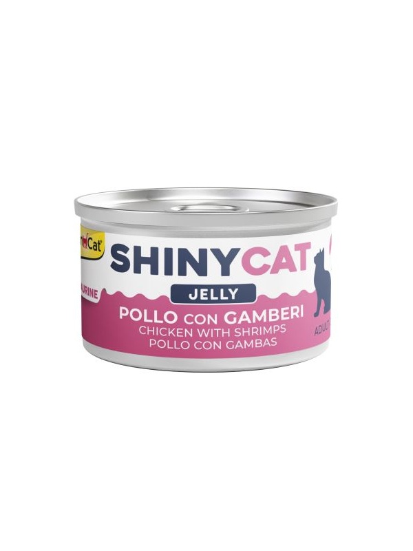 Gimcat Shinycat Jelly (Jöle içinde) Chicken with Shrimps 70 gr – Karidesli Tavuk
