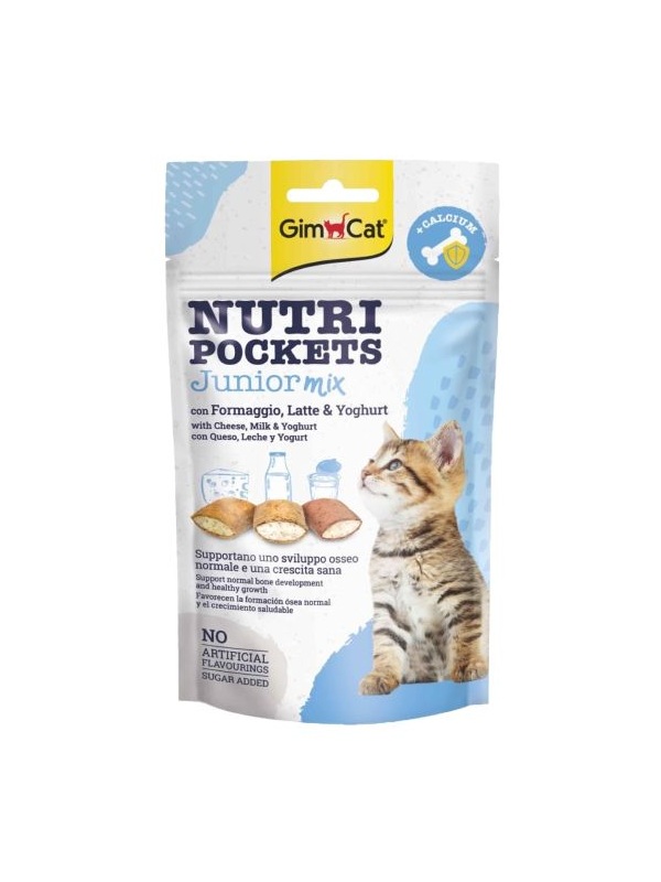 GimCat Nutripockets Kedi Ödülü Junior Mix 60Gr