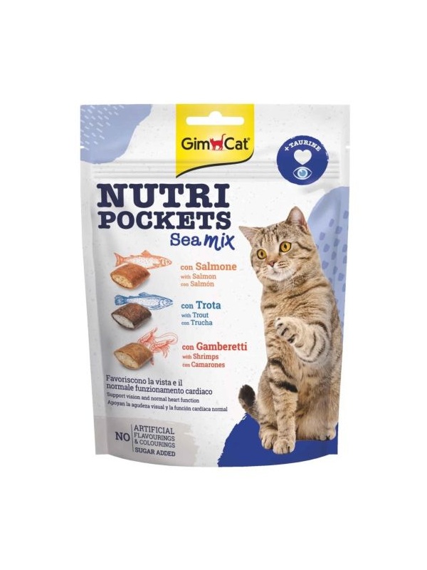 GimCat Nutripockets Kedi Ödülü Sea Mix 150Gr