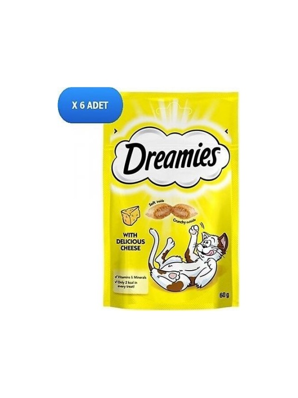 Dreamies Peynirli Pouch Kedi Ödülü 60 Gr x 6 Lı Paket