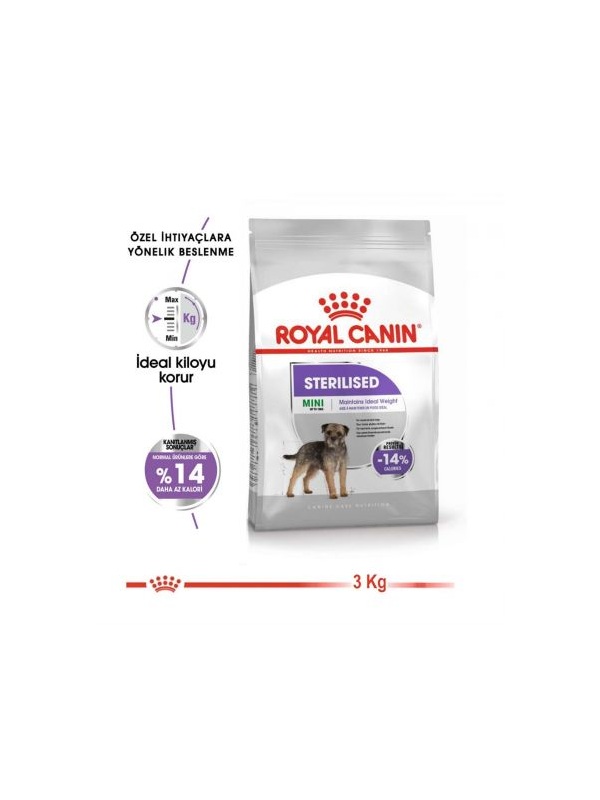 Royal Canin Mini Sterilised Küçük Irk Kısırlaştırılmış Köpek Maması 3 kg