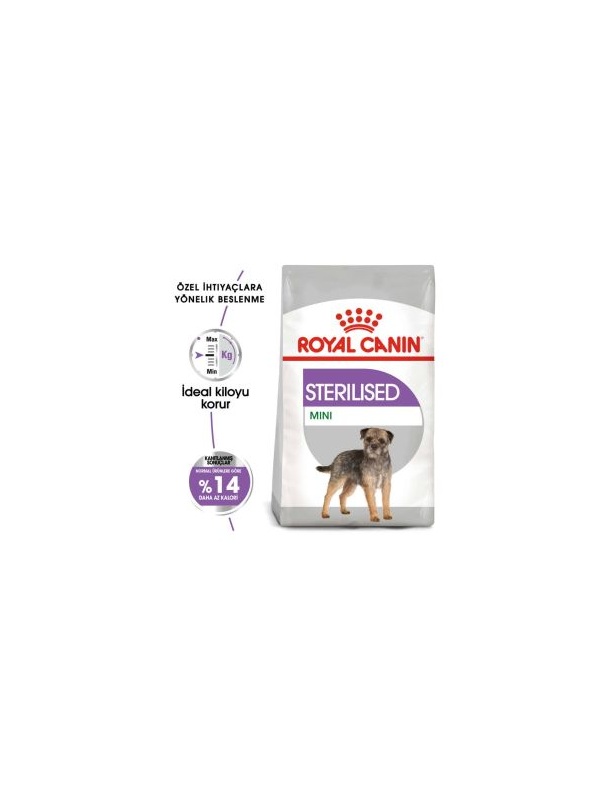 Royal Canin Mini Sterilised Küçük Irk Kısırlaştırılmış Yetişkin Köpek Maması 3 kg