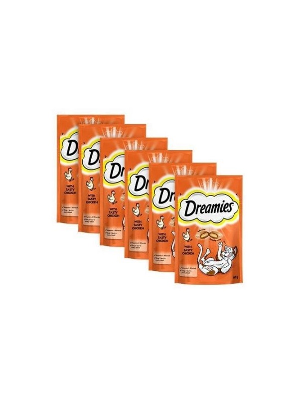Dreamies Tavuklu Pouch Kedi Ödülü 60 Gr x 6 Lı Paket