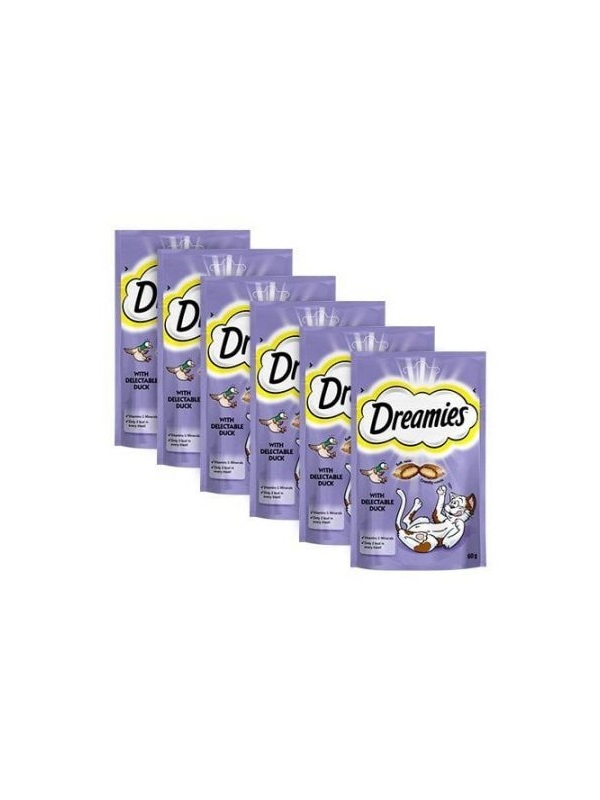 Dreamies Ördekli Pouch Kedi Ödülü 60 Gr x 6 Lı Paket