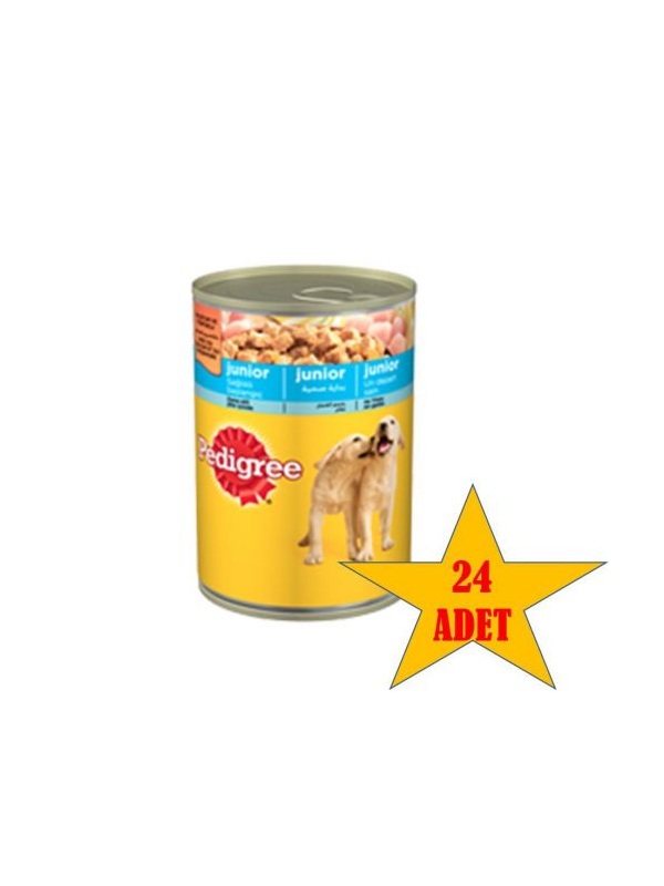 Pedigree Yavru-Junior Konserve 400 Gr x 24 Adet