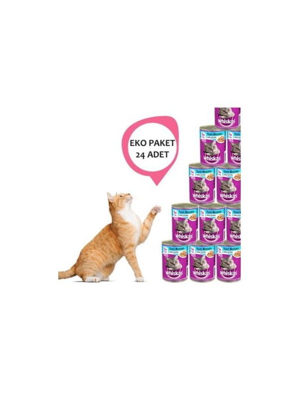 Whiskas Ton Balıklı Kedi Konservesi 400 Gr X 24 Adet