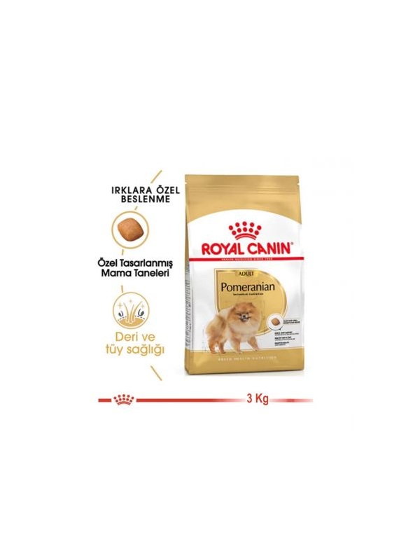 Royal Canin Pomeranian Irka Özel Yetişkin Köpek Maması 3 Kg