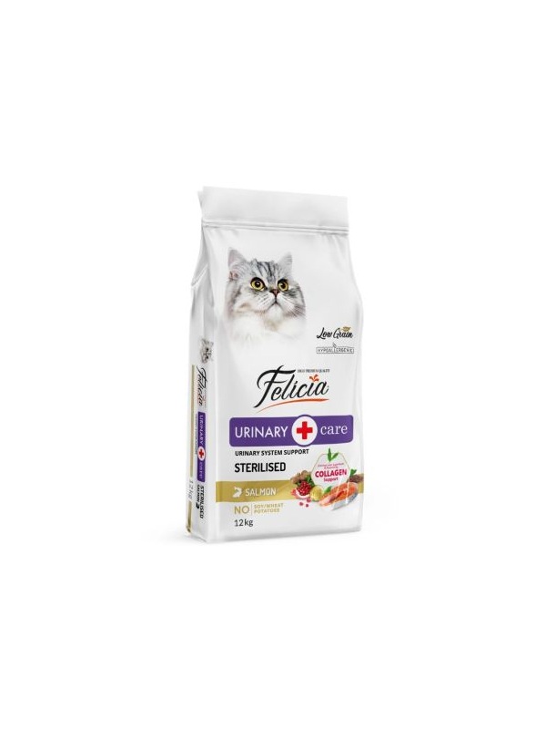 Felicia Hipoalerjenik Az Tahıllı Somonlu Kısırlaştırılmış Yetişkin Kedi Maması 12 kg