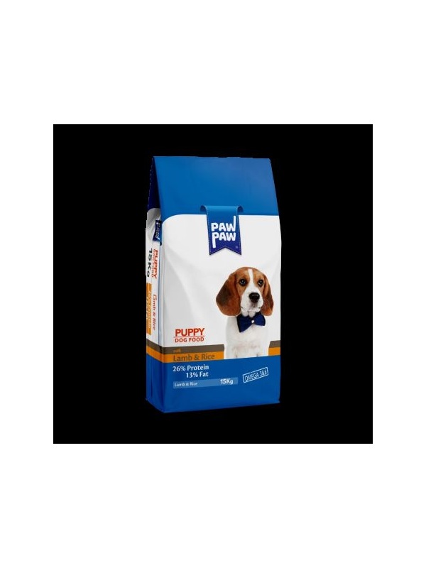 PawPaw Kuzulu ve Pirinçli Yavru Köpek Maması 15 kg