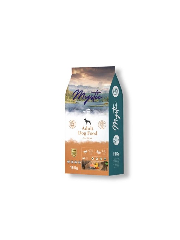 Mystic Az Tahıllı Somonlu Yetişkin Köpek Maması 15 kg